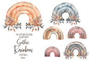 Watercolor Gothic Rainbow Set, a Decorative Illustration by MayaNavits (Thumbnail 1 of 4)