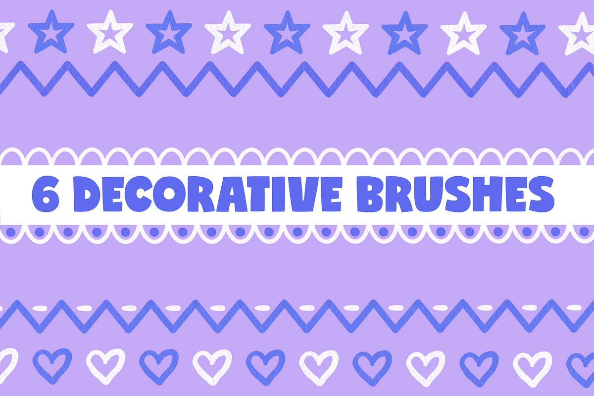 Kawaii Brushes for Procreate, a Brush Add-On by AnniaArt (Photo 5 of 7)