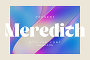 Meredith, a Sans Serif Font by elevencreateam (Thumbnail 1 of 11)