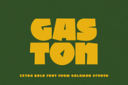 Extra Bold Sans Serif Font - Gaston, a Sans Serif Font by Calamar Studio (Thumbnail 1 of 12)