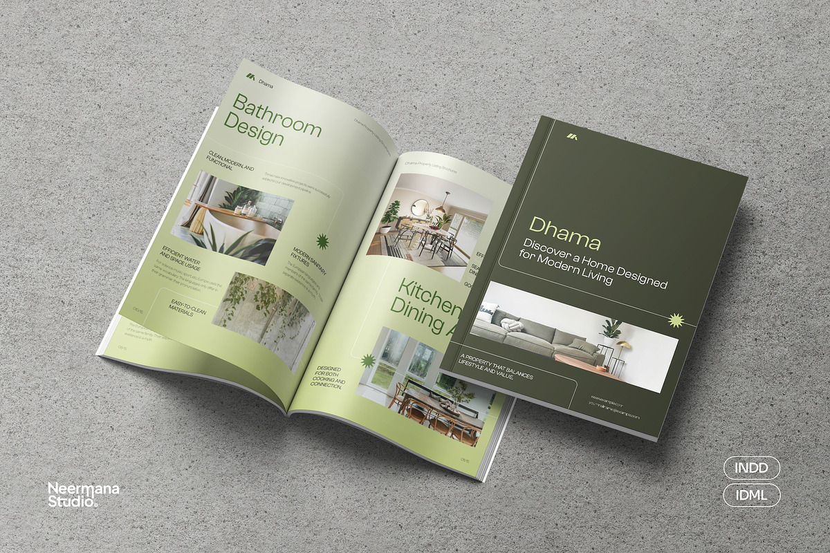 Green Property Listing Catalog, a Brochure Template by Neermana (Photo 1 of 11)
