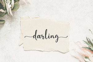 Juliet Love - Wedding Branding Font