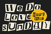 CS Yoshiro Drawn, a Sans Serif Font by Craft Supply Co. (Thumbnail 4 of 8)