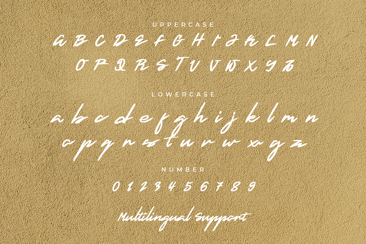 Betran Hand Drawing Font preview 3
