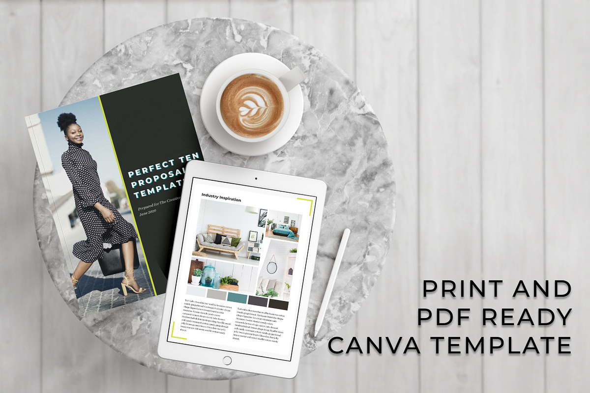 Canva Proposal Template | Perfect Ten preview 7