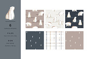 Pattern collection Polar Bear, a Pattern Graphic by Muriel Petitpattern (Thumbnail 2 of 7)