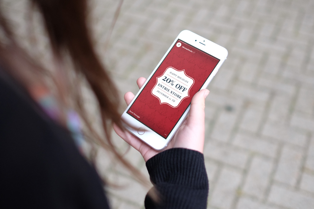 100 Christmas Instagram Stories, a Social Media Template by MinimalStudioCo (Photo 19 of 20)