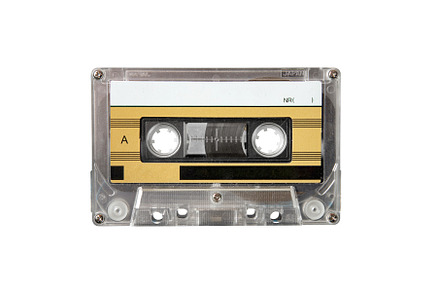 Real vintage audio tape cassette, a Technology Photo by BOOCYS