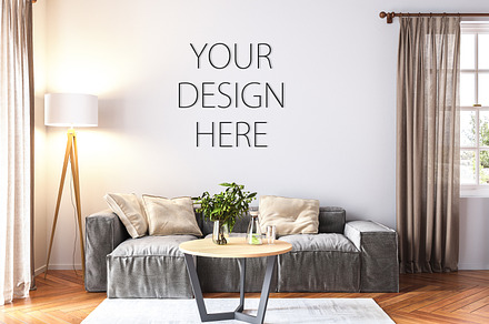 Interior mockup - artwork background, a Background Photo by Hunny Badger