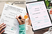PLANEADOR DIARIO_Set, a Stationery Template by GoodNess Graphics (Thumbnail 2 of 8)