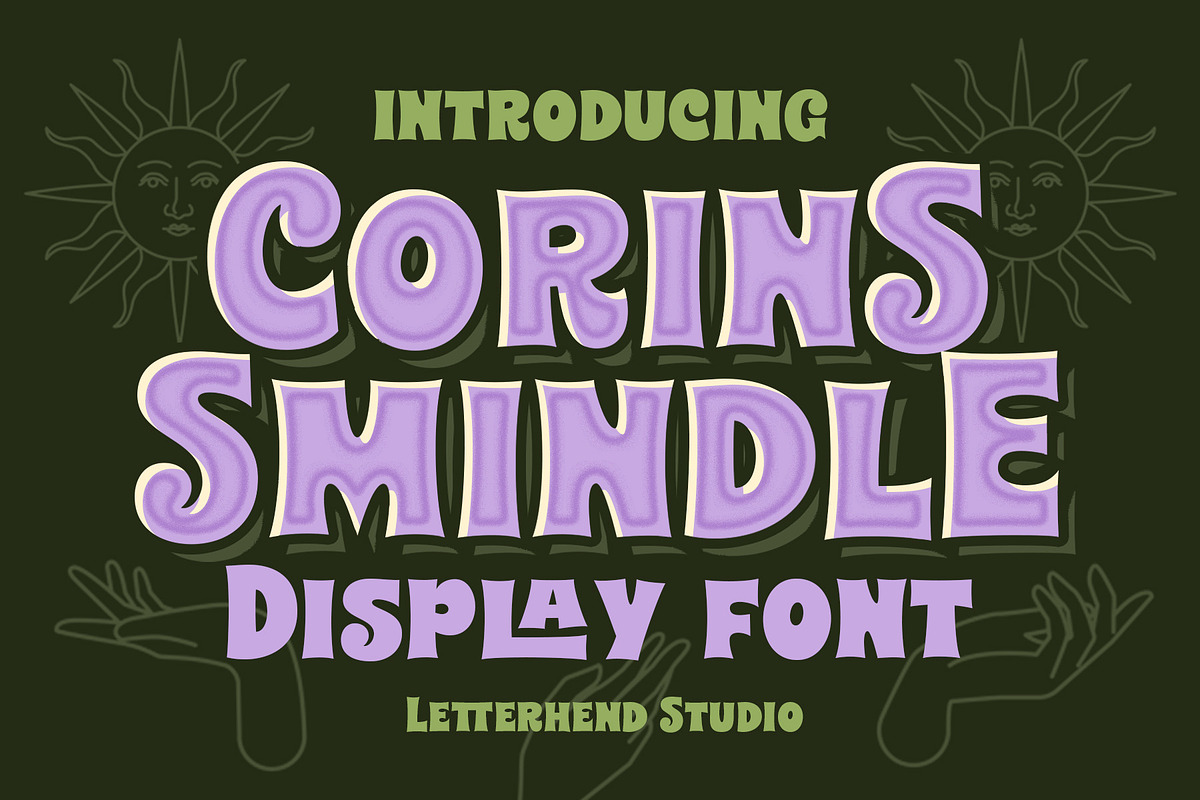 Corins Smindle Display Font, a Handwritten Font by Letterhend Studio (Photo 1 of 9)