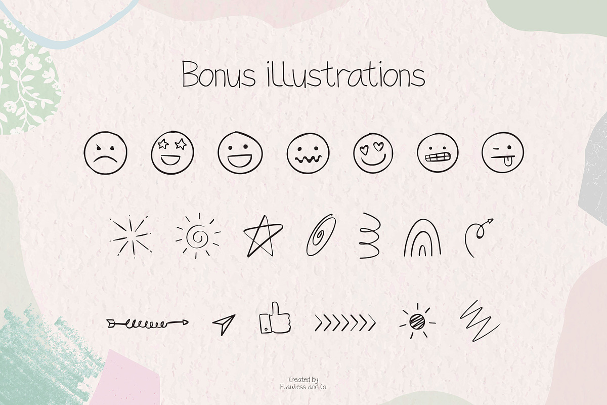 The Qundies – Handwritten Font, a Handwritten Font by Flawless And Co (Photo 10 of 10)