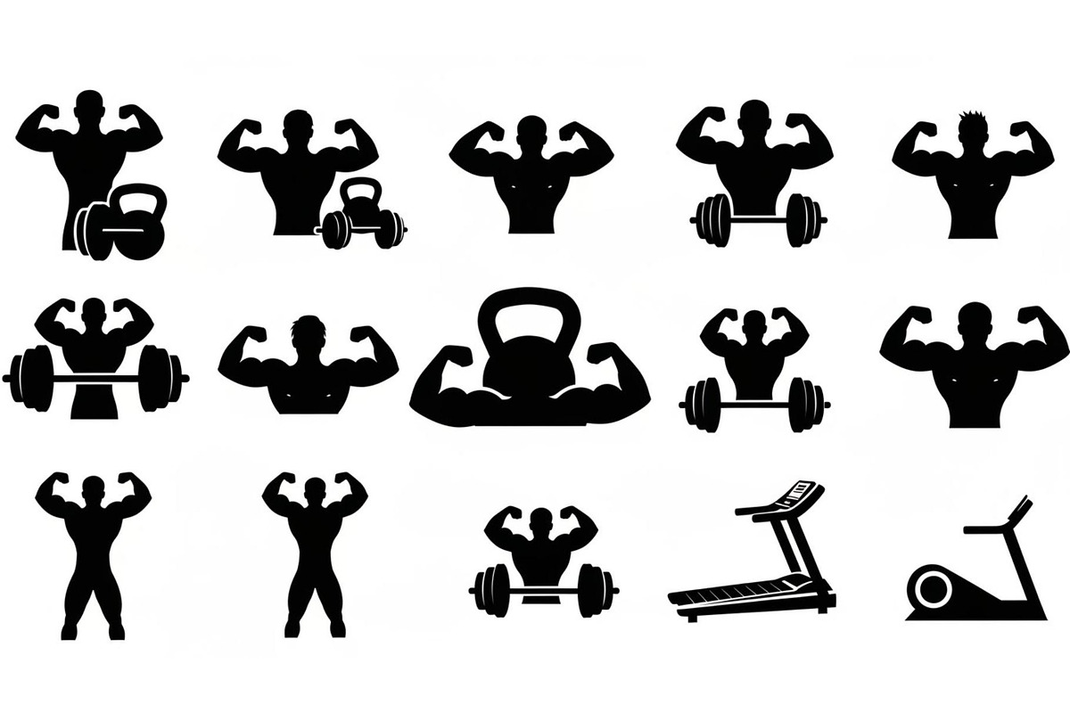 Ultimate Fitness Gym Vector Bundle, an Illustration by Creativeshirt (Photo 46 of 51)