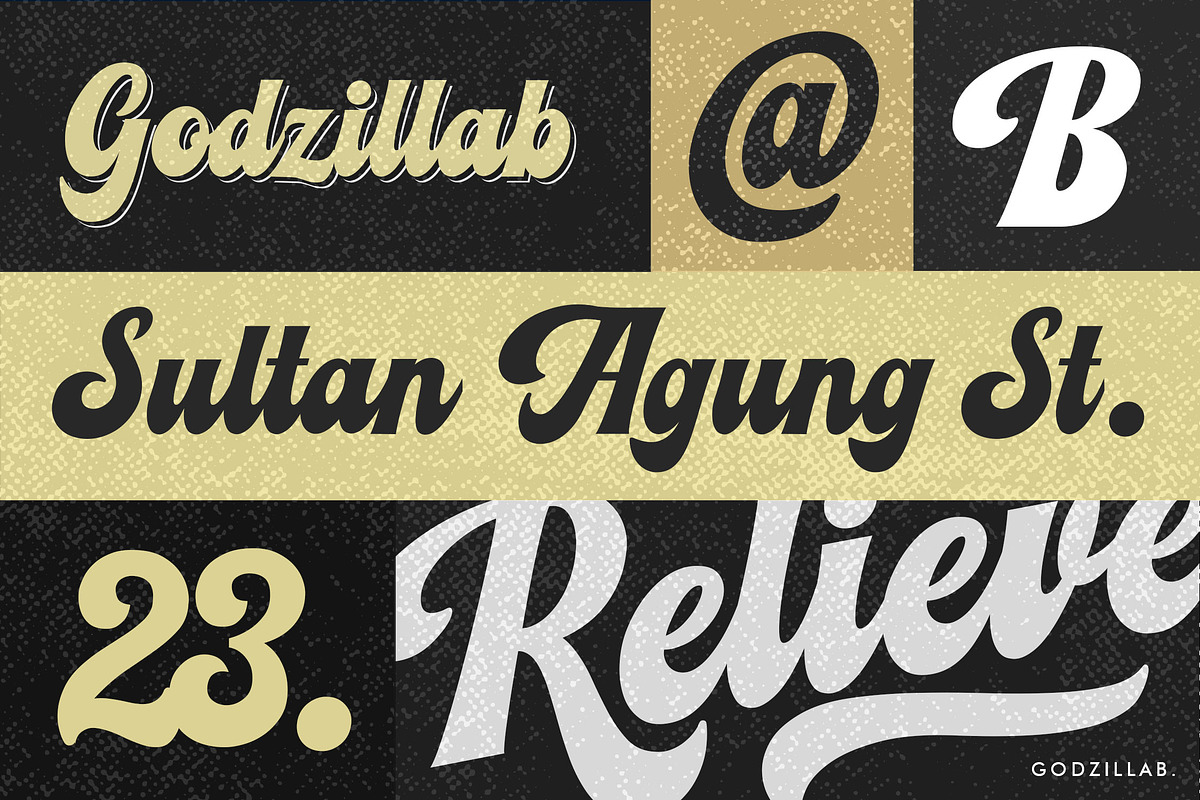 Relieve Vintage Script preview 3