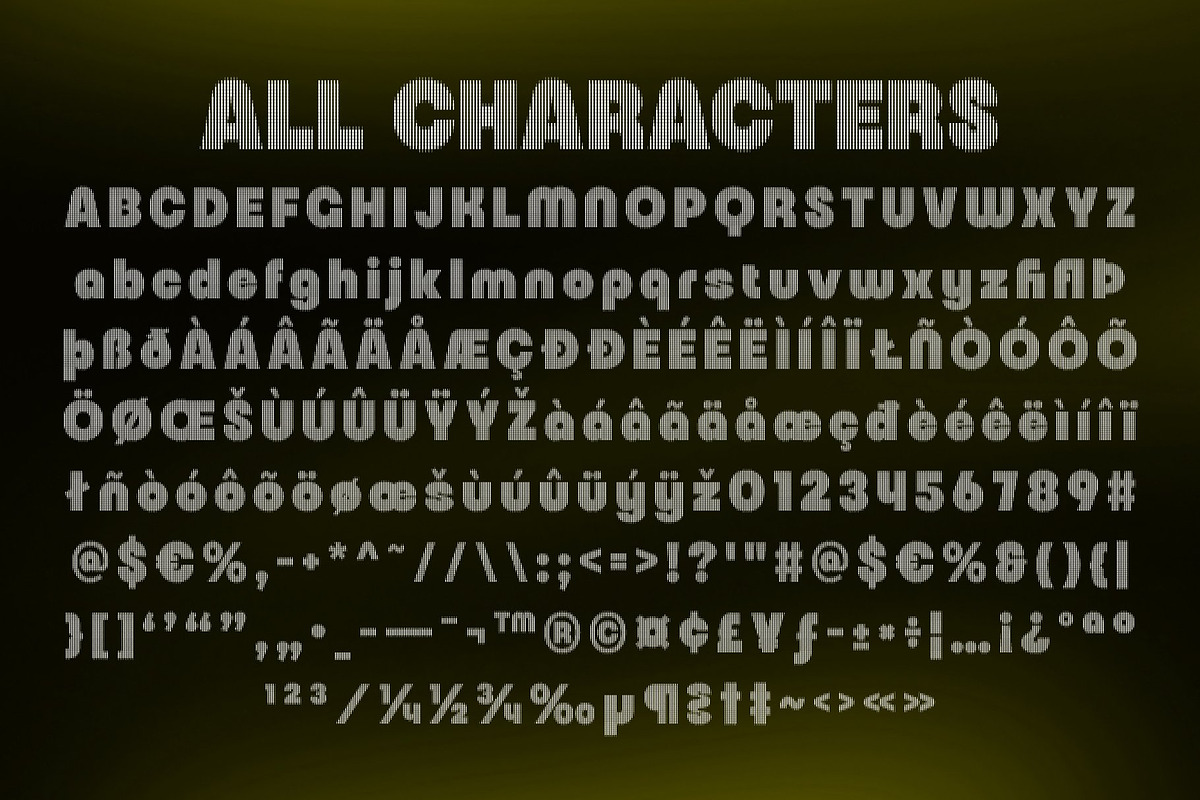 CS Qinetic Slitscan, a Sans Serif Font by Craft Supply Co. (Photo 8 of 8)