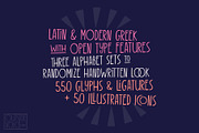 Outside Voice Handwritten Font, a Font by Molly Suber Thorpe (Thumbnail 2 of 9)
