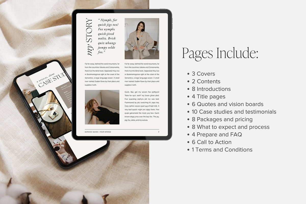 Service and Pricing Guide Template, a Marketing Template by Tabitha Emma (Photo 10 of 10)