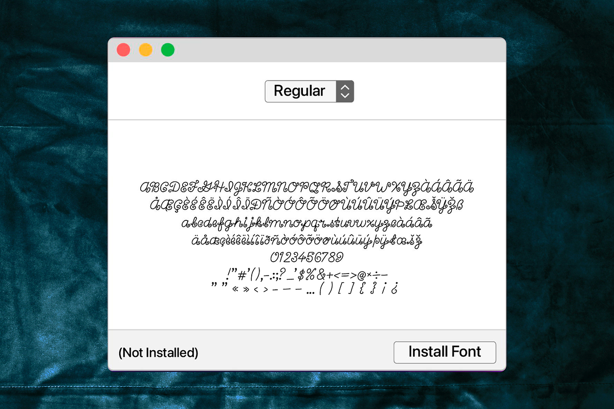 Lunetta Whimsical Swirly Font, a Handwritten Font by Nonceni (Photo 13 of 13)