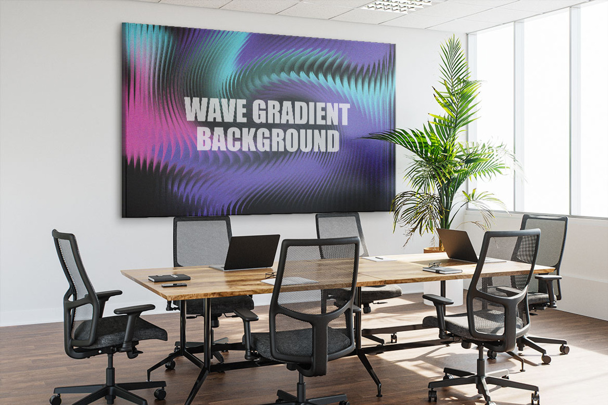 Dark Spectrum Glass Waves Background, a Background Graphic by Eltypesstudio (Photo 8 of 11)