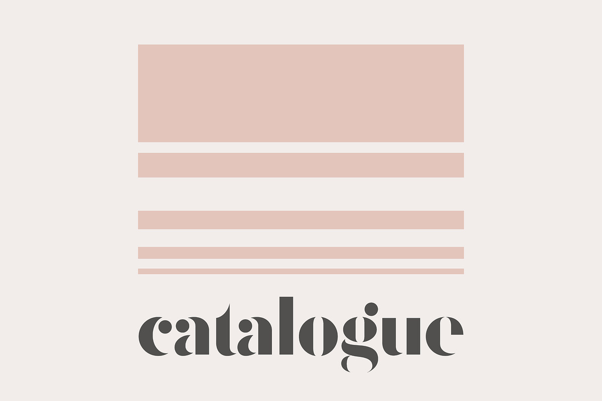 Catalogue - A Minimal Typeface, a Serif Font by Josh O. (Photo 7 of 7)