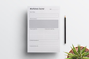 Editable Daily Mindfulness Journal, a Stationery Template by Mazharul Islam (Thumbnail 2 of 3)