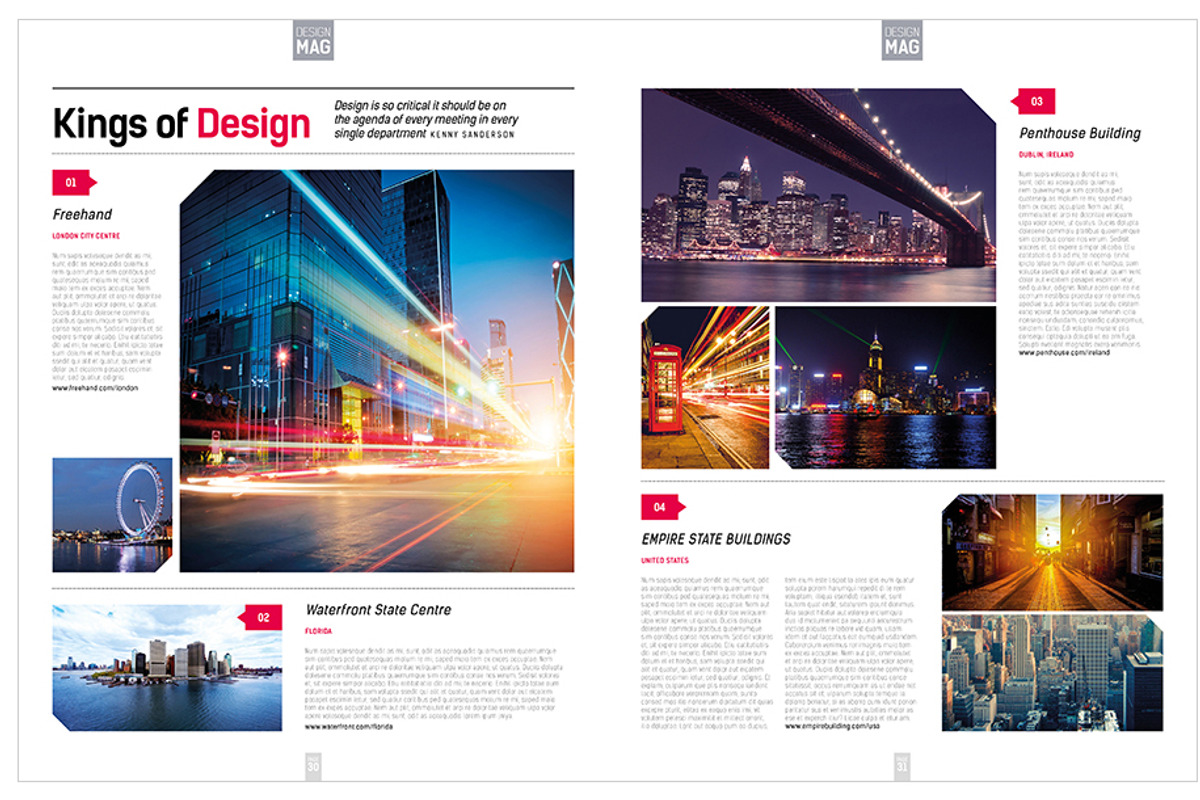 Magazine Template InDesign 07, a Magazine Template by Love Graphic Design (Photo 24 of 29)