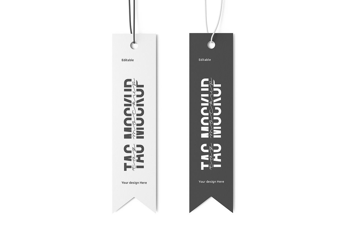 Hanging Tag Mockup Template