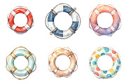 Whimsical Summer Lifebuoy Clipart, an Illustration by DreamPrint404 (Thumbnail 5 of 5)