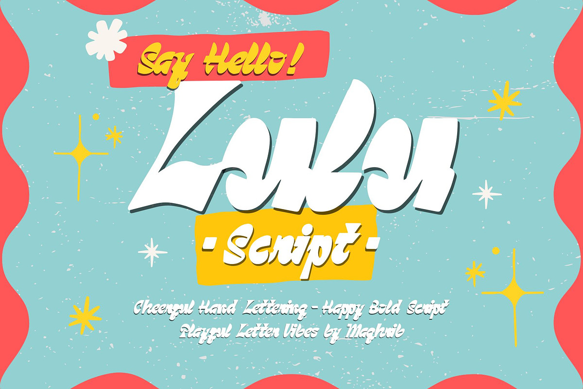 Lulu Script, a Script Font by maghrib (Photo 1 of 5)