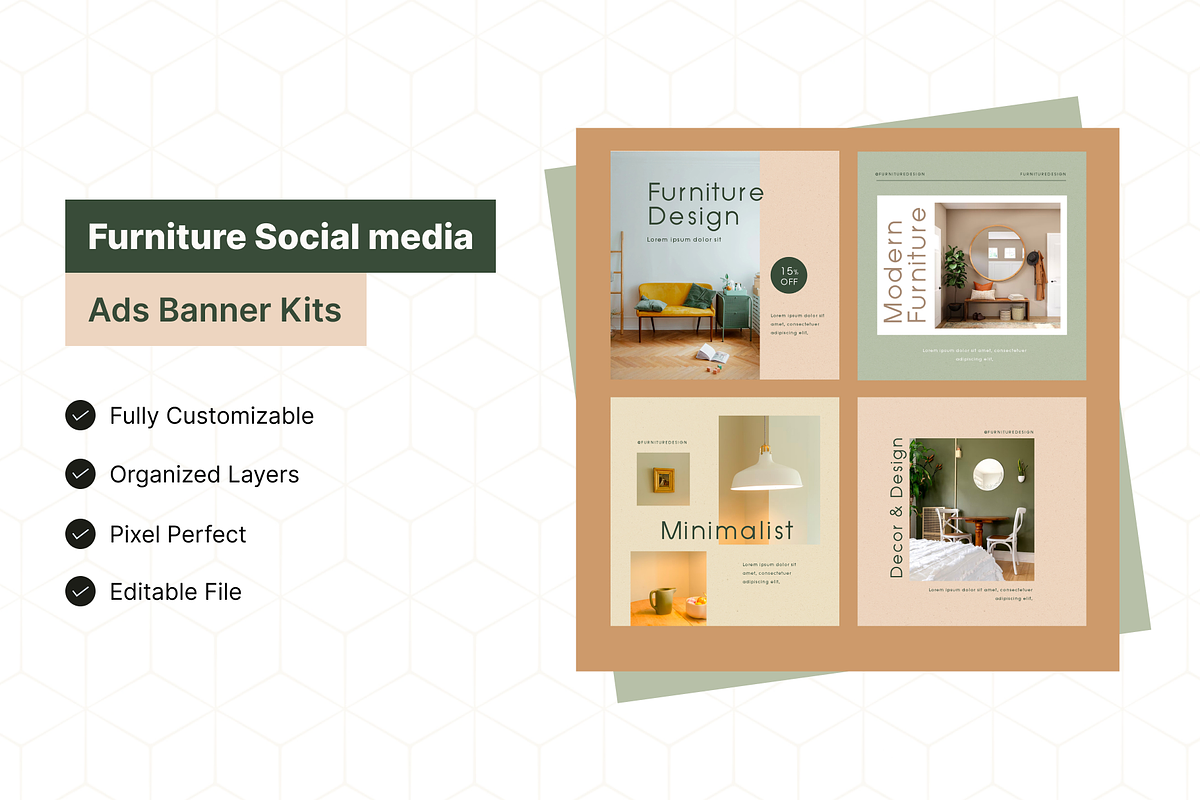 Canva Luxury Interior Socia Media, a Social Media Template by IconexUI (Photo 4 of 6)