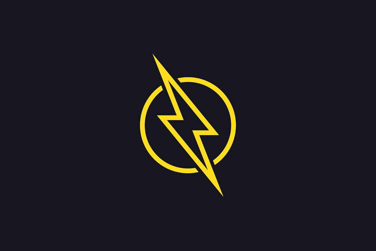 Thunder Flash Bold Yellow Logo, a Branding & Logo Template by Signatoro (Photo 3 of 3)