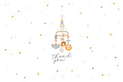 Nursery kids clipart, quotes, prints, a Decorative Illustration by Ruslana Lubenets (Thumbnail 13 of 13)