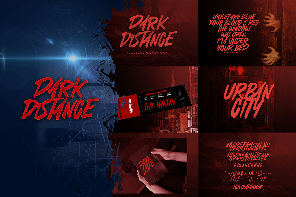 Horror Font Bundle V2, a Script Font by khurasan (Photo 2 of 9)