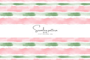watercolor stripe seamless pattern, a Pattern Graphic by Pink Studio Art (Thumbnail 1 of 5)