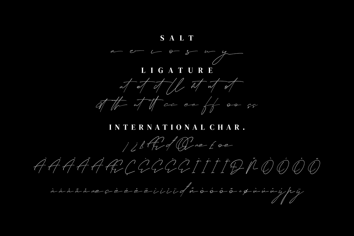 Black Matteo, a Script Font by Integritype Studio (Photo 7 of 8)