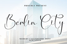 Berlin City | Script Font