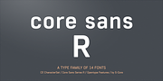 Core Sans R, a Sans Serif Font by S-Core (Thumbnail 1 of 6)