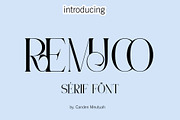 Remjoo Serif Font Modern, a Serif Font by Canden Meutuah (Thumbnail 1 of 7)
