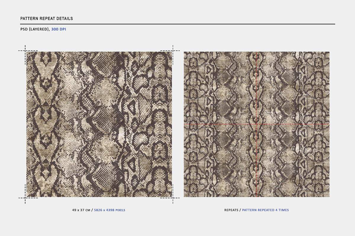 Vintage Snake Skin Seamless Pattern, a Pattern Graphic by Talip Memis (Photo 2 of 10)