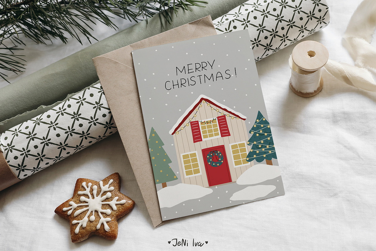 Santa & Nutcracker Christmas Clipart, a Decorative Illustration by Jenny Quince (Photo 10 of 12)