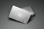 Metal Business Card, an Advertising Mockup by Cekal_std (Thumbnail 2 of 2)
