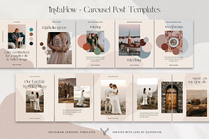 InstaFlow - Carousel Post Templates