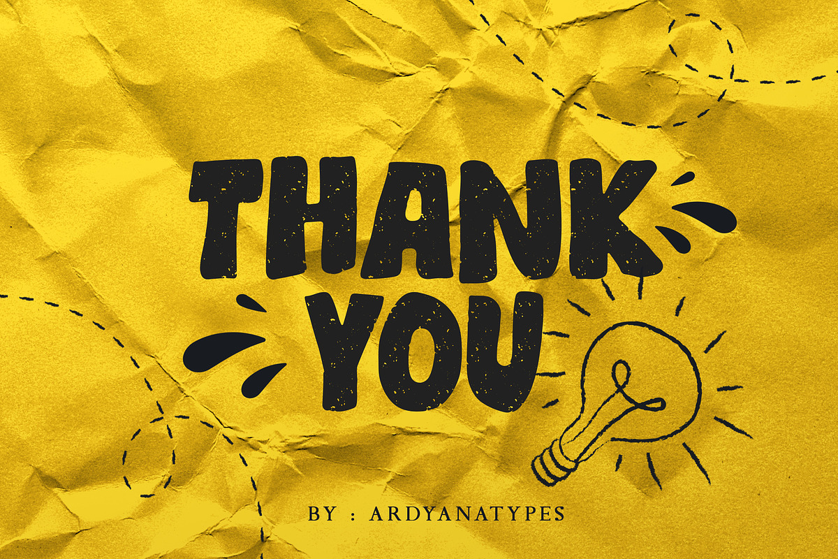 Paper Works, a Font by Ardyanatypes (Photo 9 of 9)