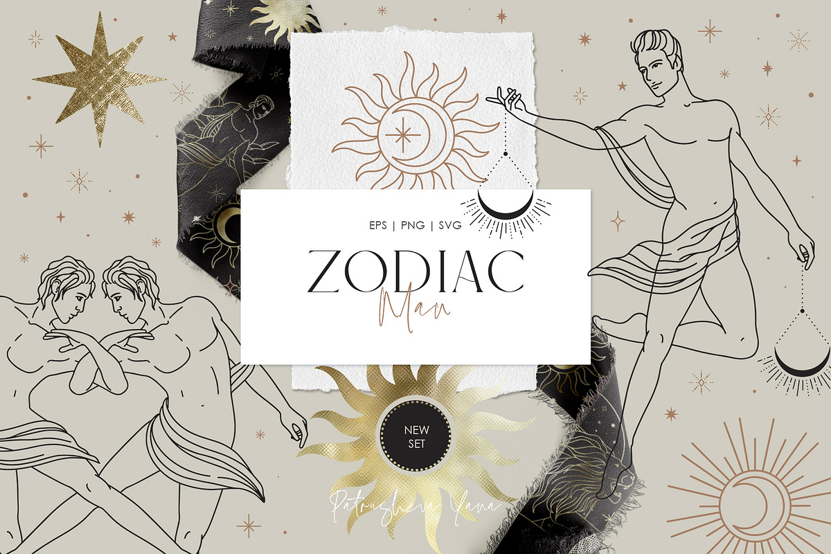 Zodiac Collection - Man, an Illustration by PatrushevaYana (Photo 1 of 11)