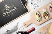 36 Restaurant Logos and Badges, a Branding & Logo Template by Vasya Kobelev (Thumbnail 6 of 19)