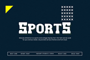 Sekoxaz Athletics - Sport Font, a Slab Serif Font by Iqsiart Studio (Thumbnail 2 of 6)