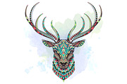 Ethnic Collection: Deer, an Animal Illustration by ArtoJoy (Thumbnail 2 of 6)
