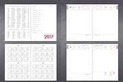 Diary planner for any year | Stationery Templates ~ Creative Market