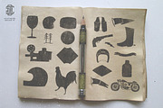 Wilder and Handdrawn Font Pack, a Serif Font by Swistblnk Std. (Thumbnail 4 of 5)