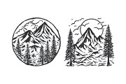 Outdoor Graphic / badge, an Object Illustration by Wak Jay Creative Studio (Thumbnail 4 of 14)